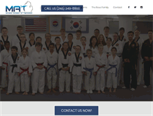 Tablet Screenshot of northvillemartialarts.com